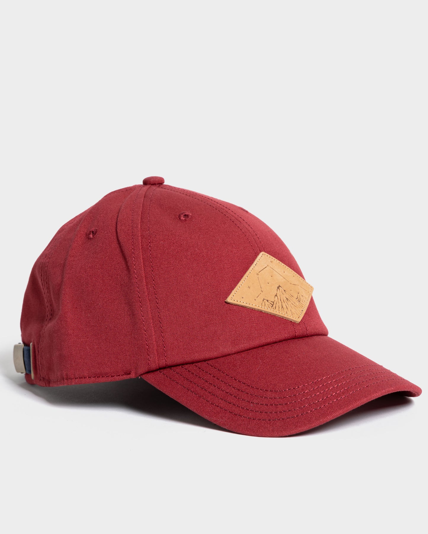 red archer baseball hat with organic cotton