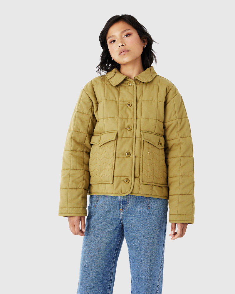 Back Beat Co Organic Cotton Puffer Jacket | United By Blue