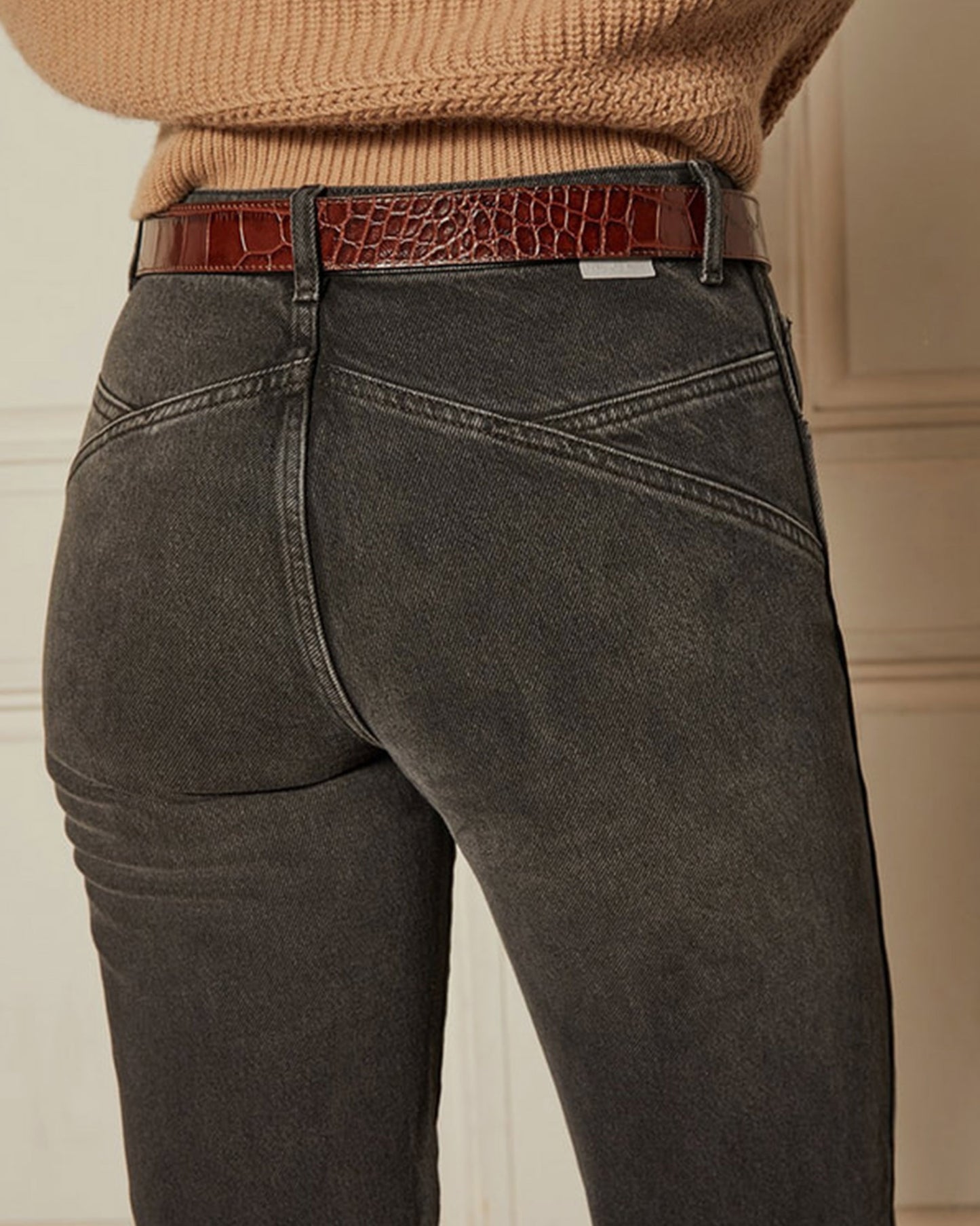 Timmy Rigid High-Rise Straight Jeans