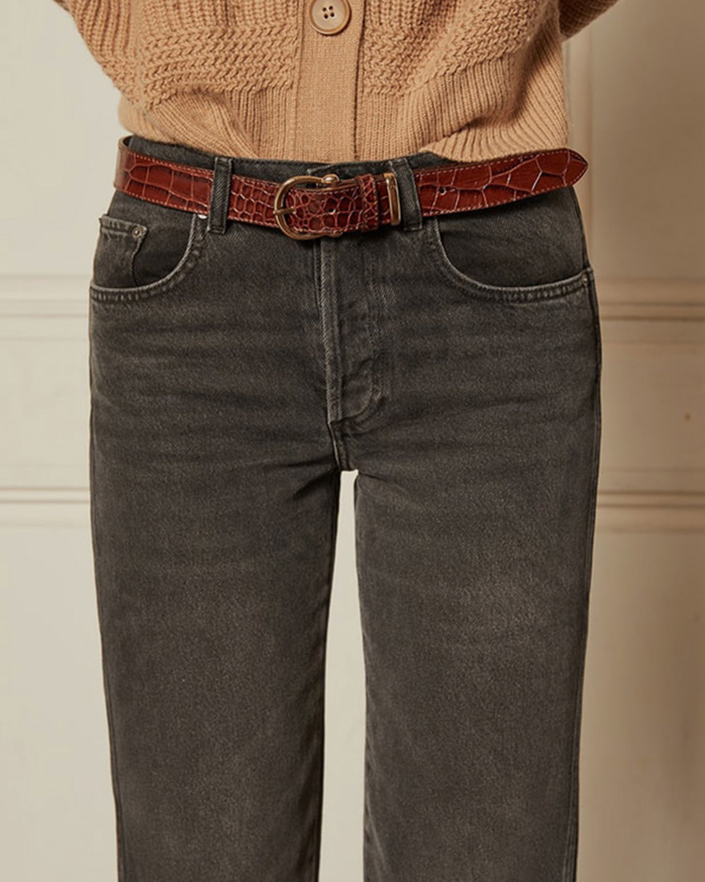 Timmy Rigid High-Rise Straight Jeans