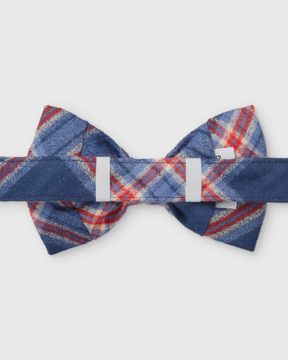 Flannel Dog Bow Tie