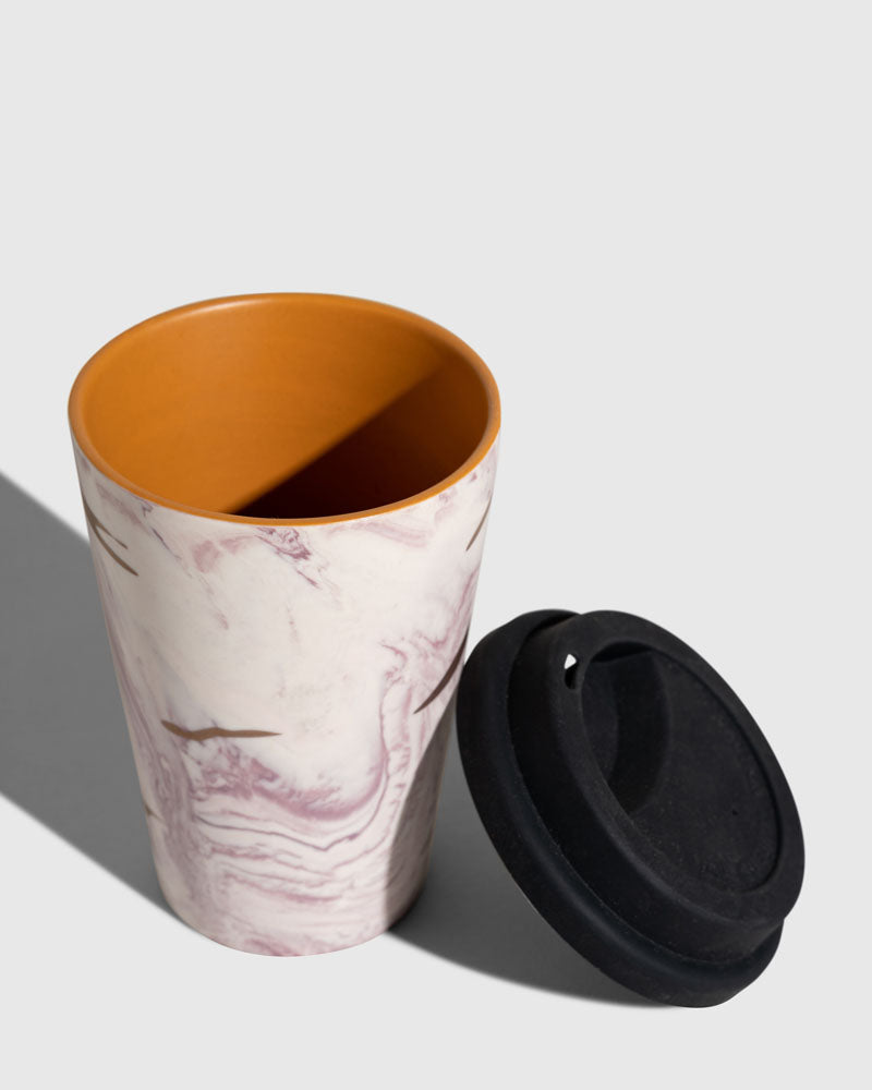 United by Blue 10 oz. Insulated Stoneware Travel Mug - Eggshell