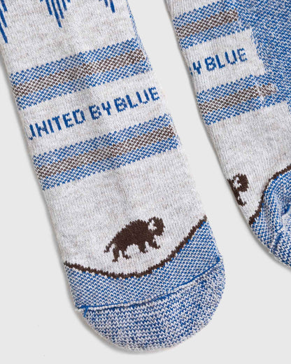 The Imperfect Bison Trail Sock