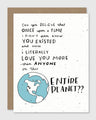 Entire Planet Card
