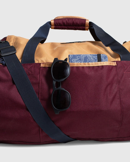 (R)evolution™ 55L Carry-On Duffle - Cocoa - Maroon