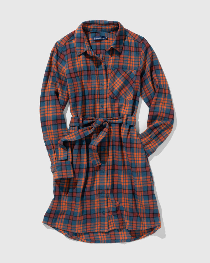 The Responsible Flannel Shirt Dress United By Blue