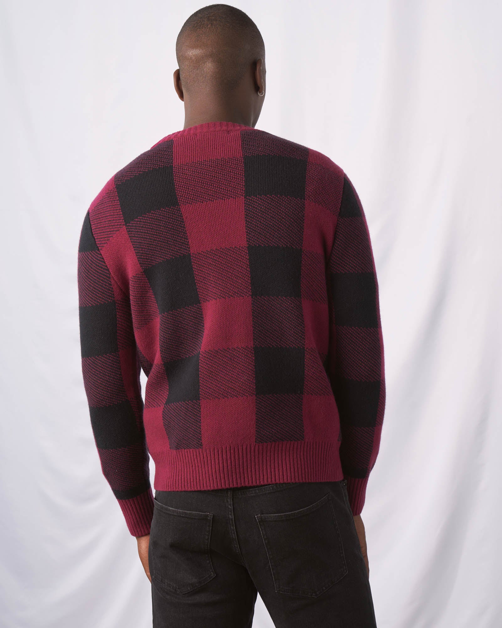 Mens plaid store pullover