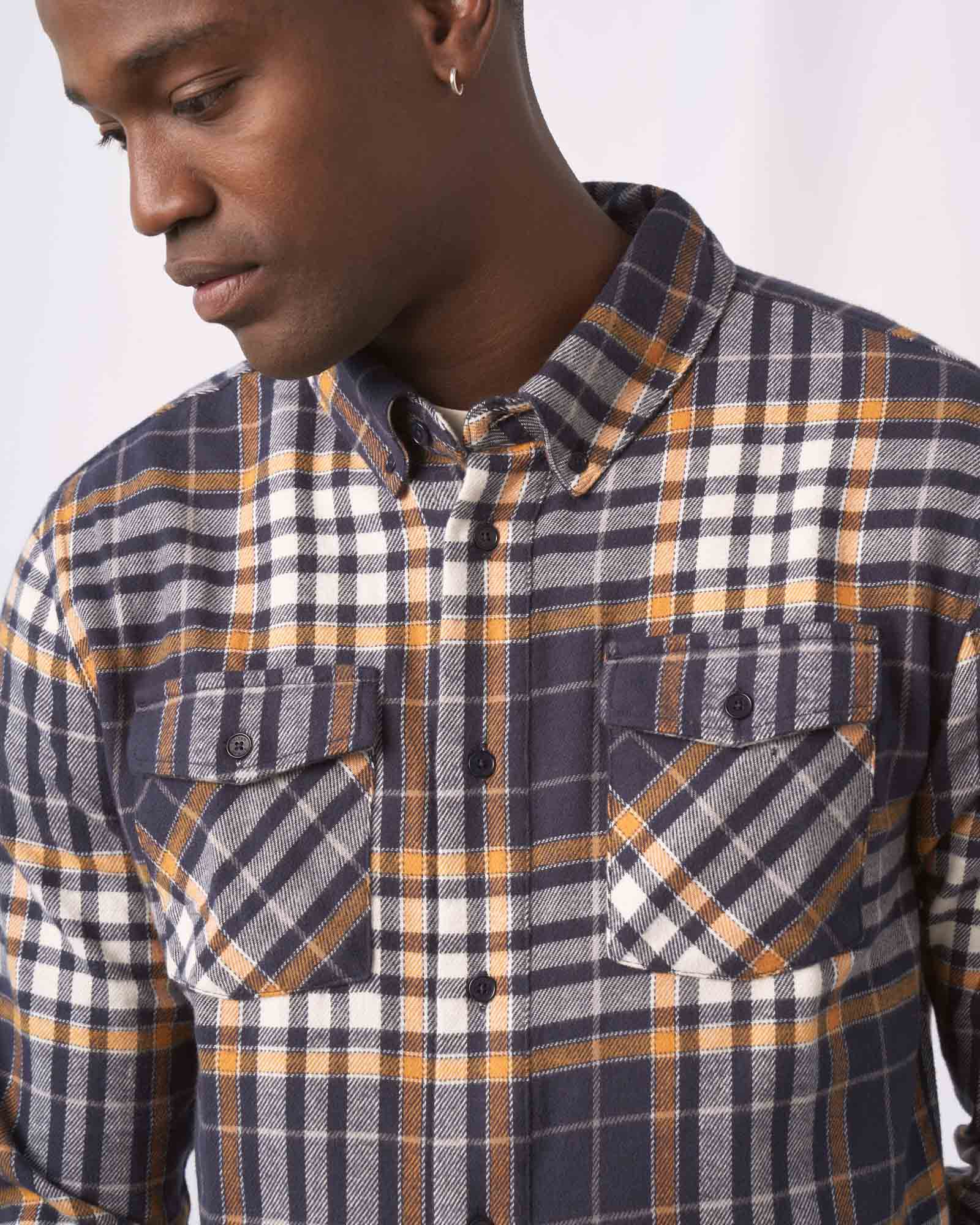 Flannel button best sale down sleep shirt