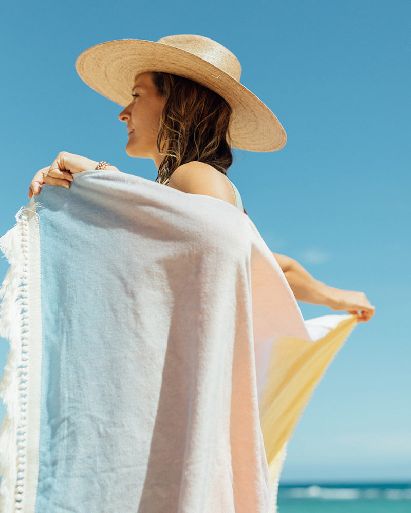 Sea Ombré Beach Towel