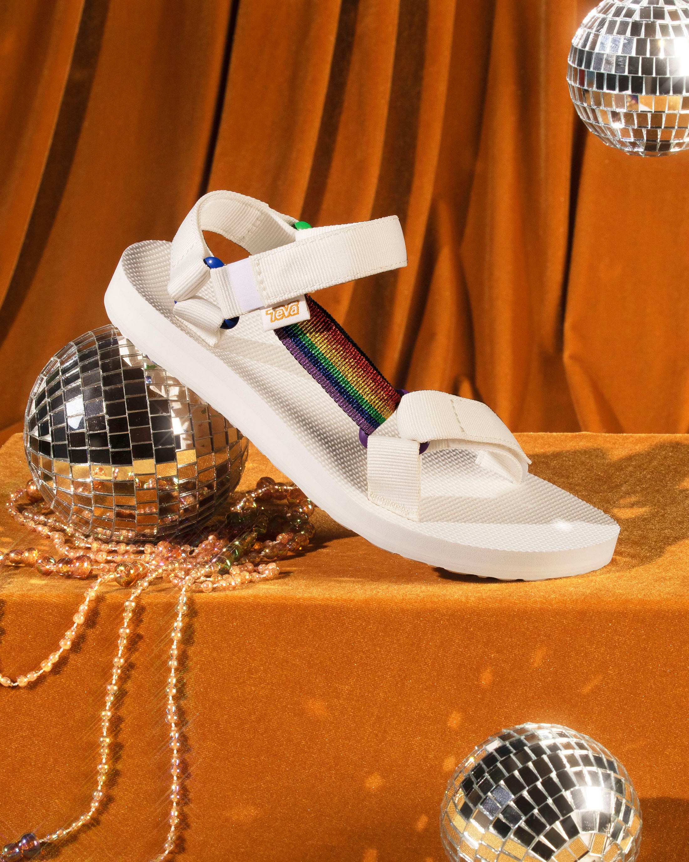 All white tevas hotsell