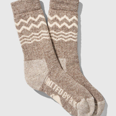 The Ultimate Bison Wool Sock - Natural