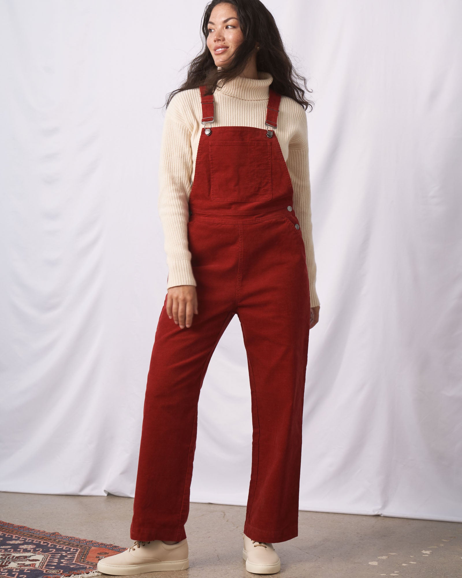 Blue 2025 corduroy overalls