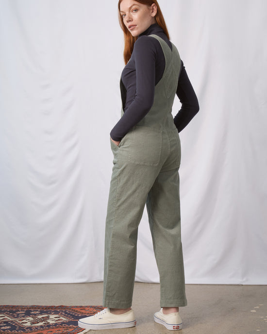 CYRILLUS Blue corduroy overalls main image 1