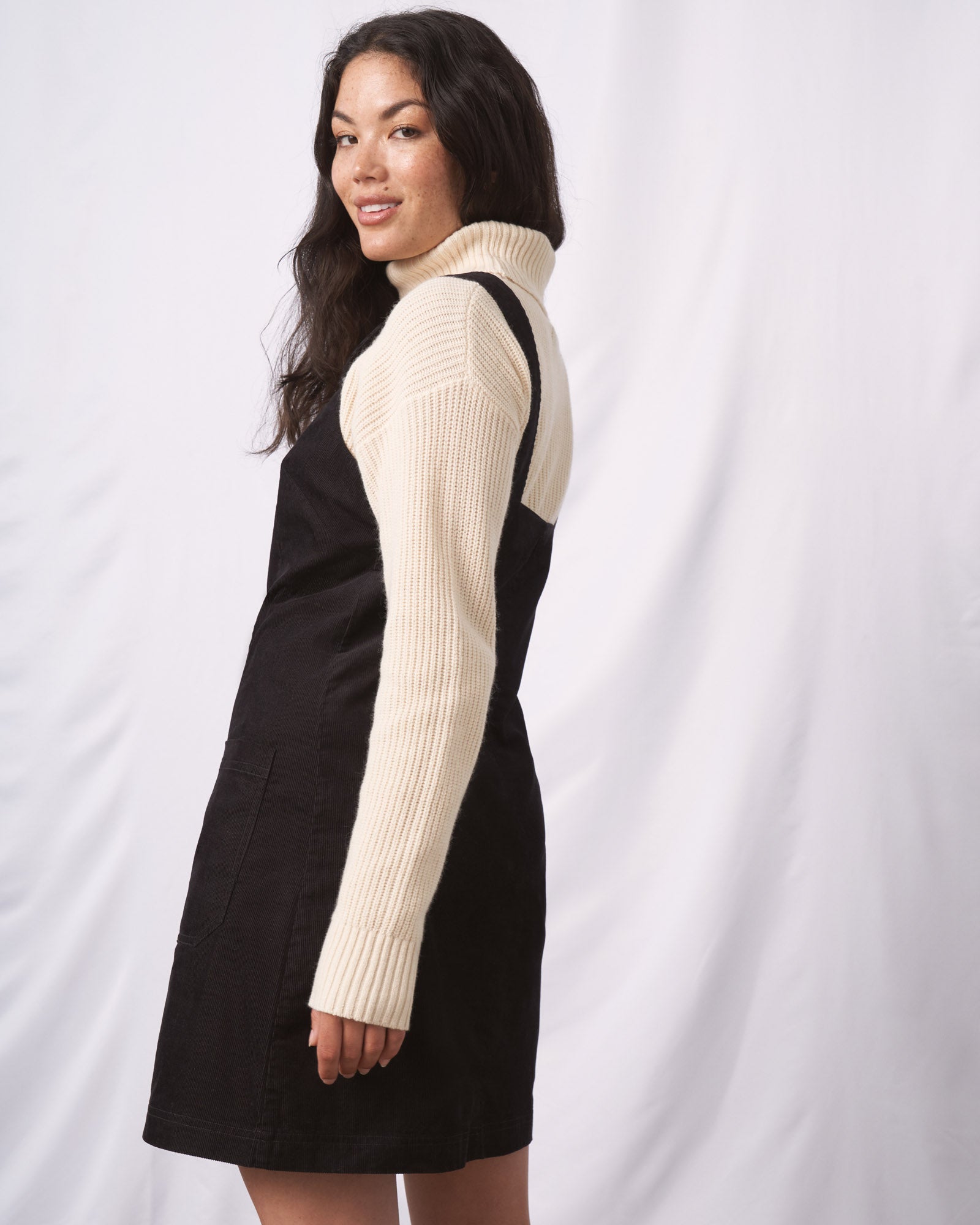 Women s Organic Corduroy Pinafore Dress United By Blue