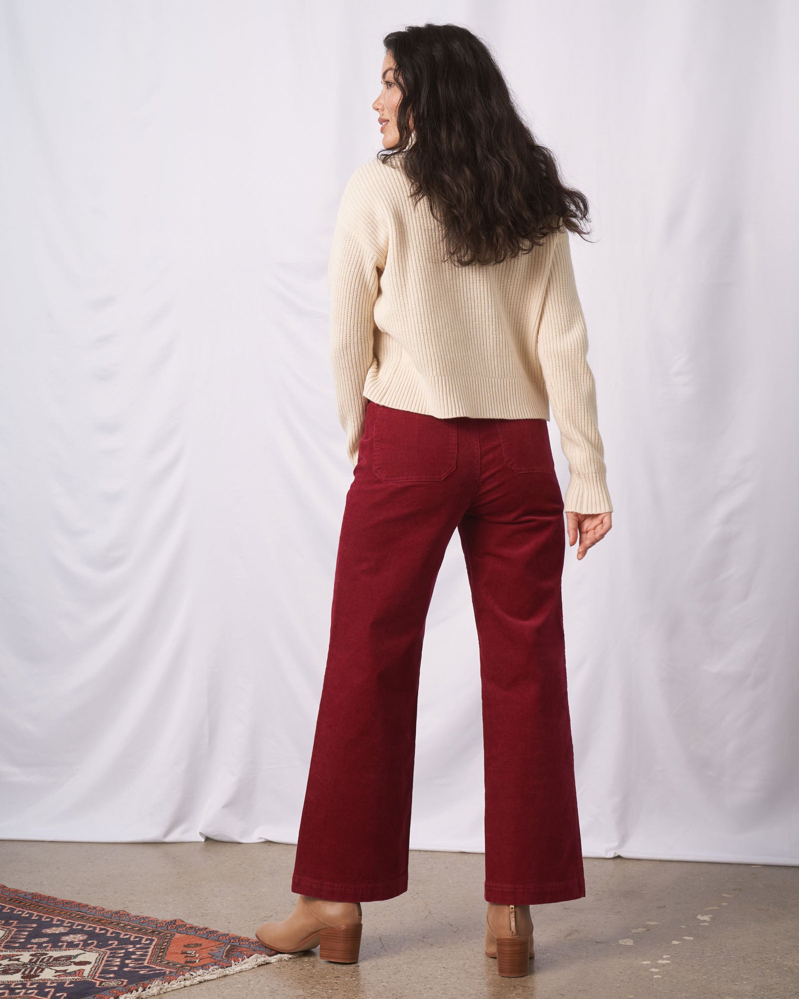 Red Corduroy Pants, Wide Leg Pants for Women, Long Pants, High Waist Pants, Palazzo  Pants, Corduroy Pants Women, Autumn Winter Pants 3115 