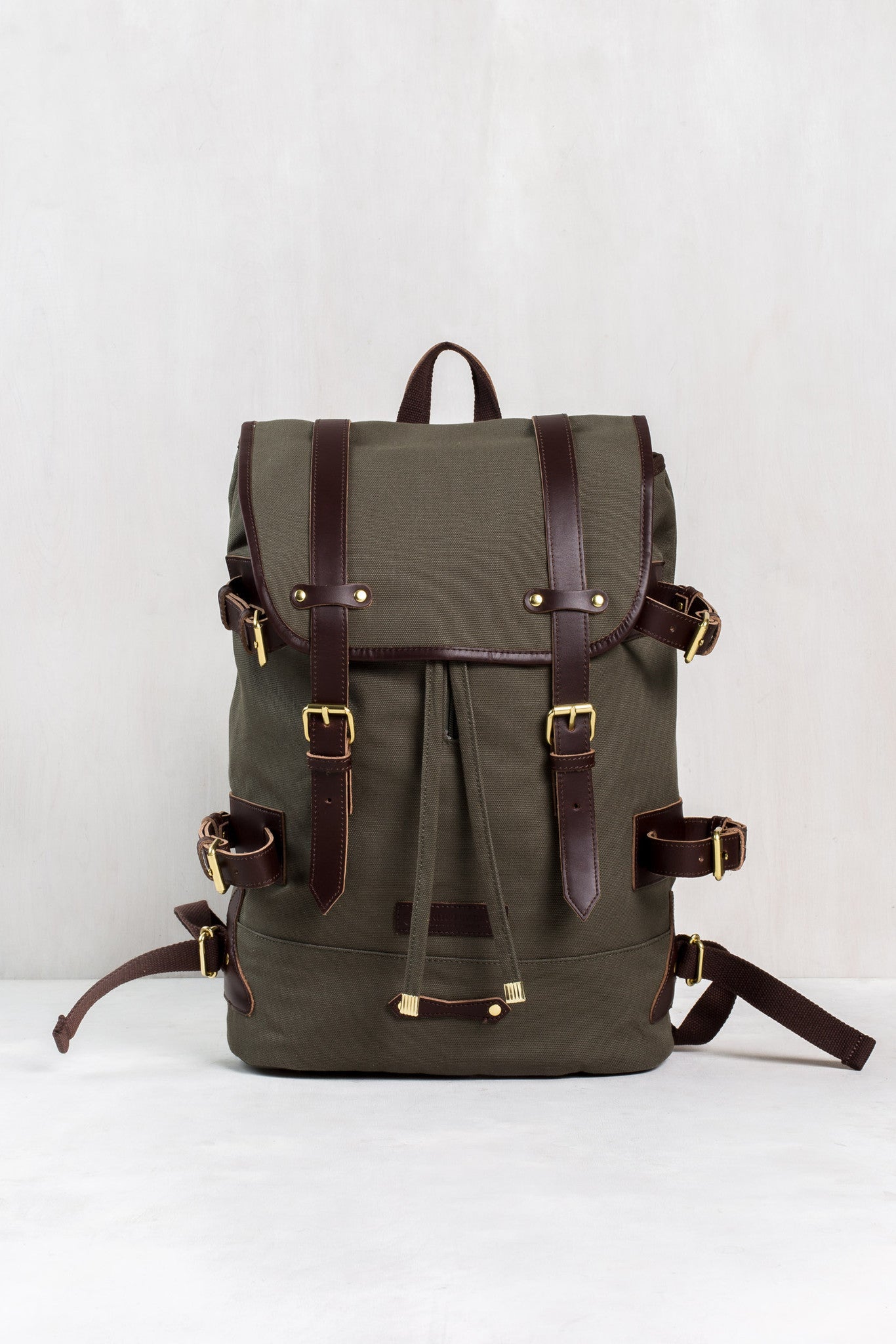 derby backpack in pebble leather Derby Tier Backpack
