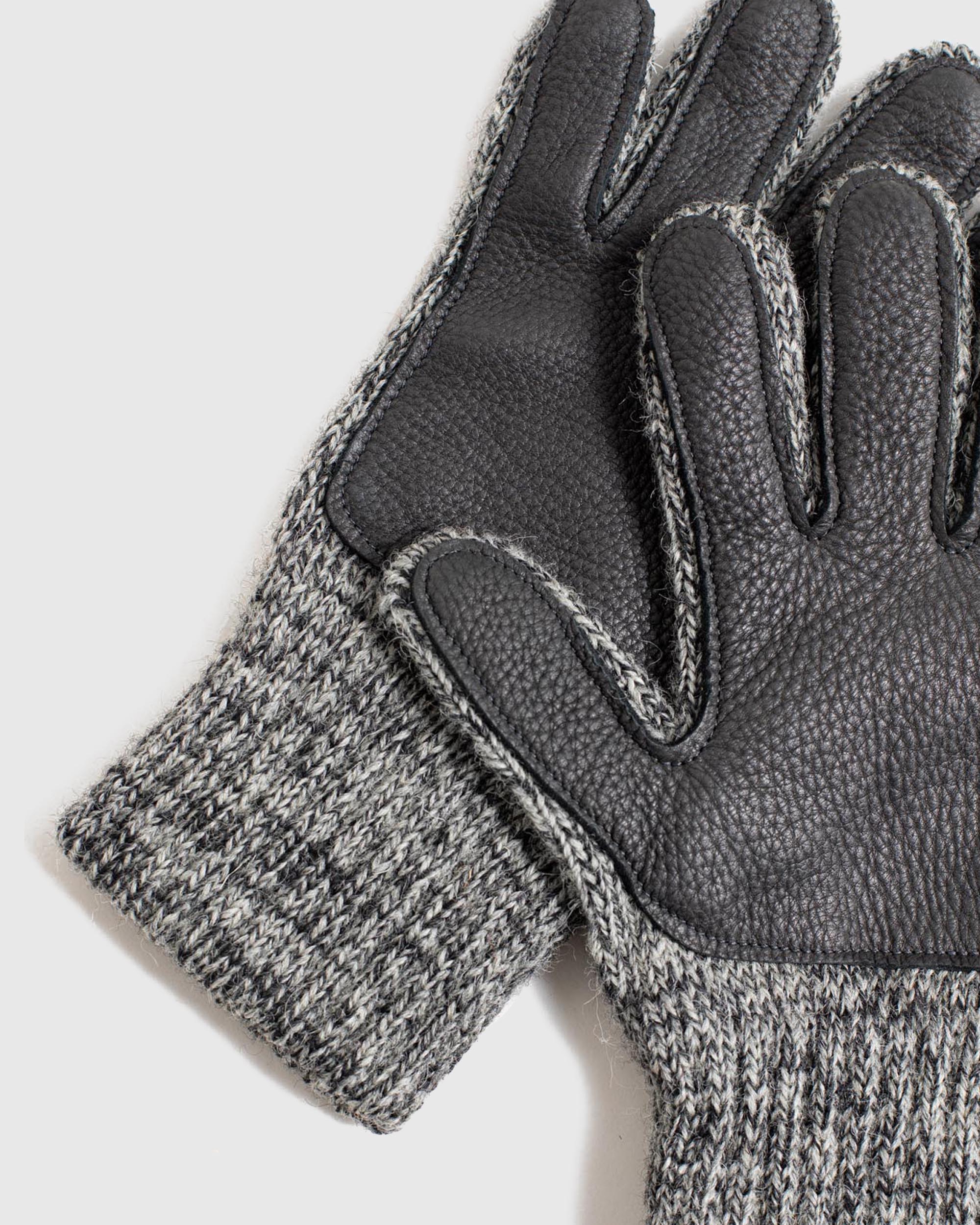 Wool leather 2024 palm gloves