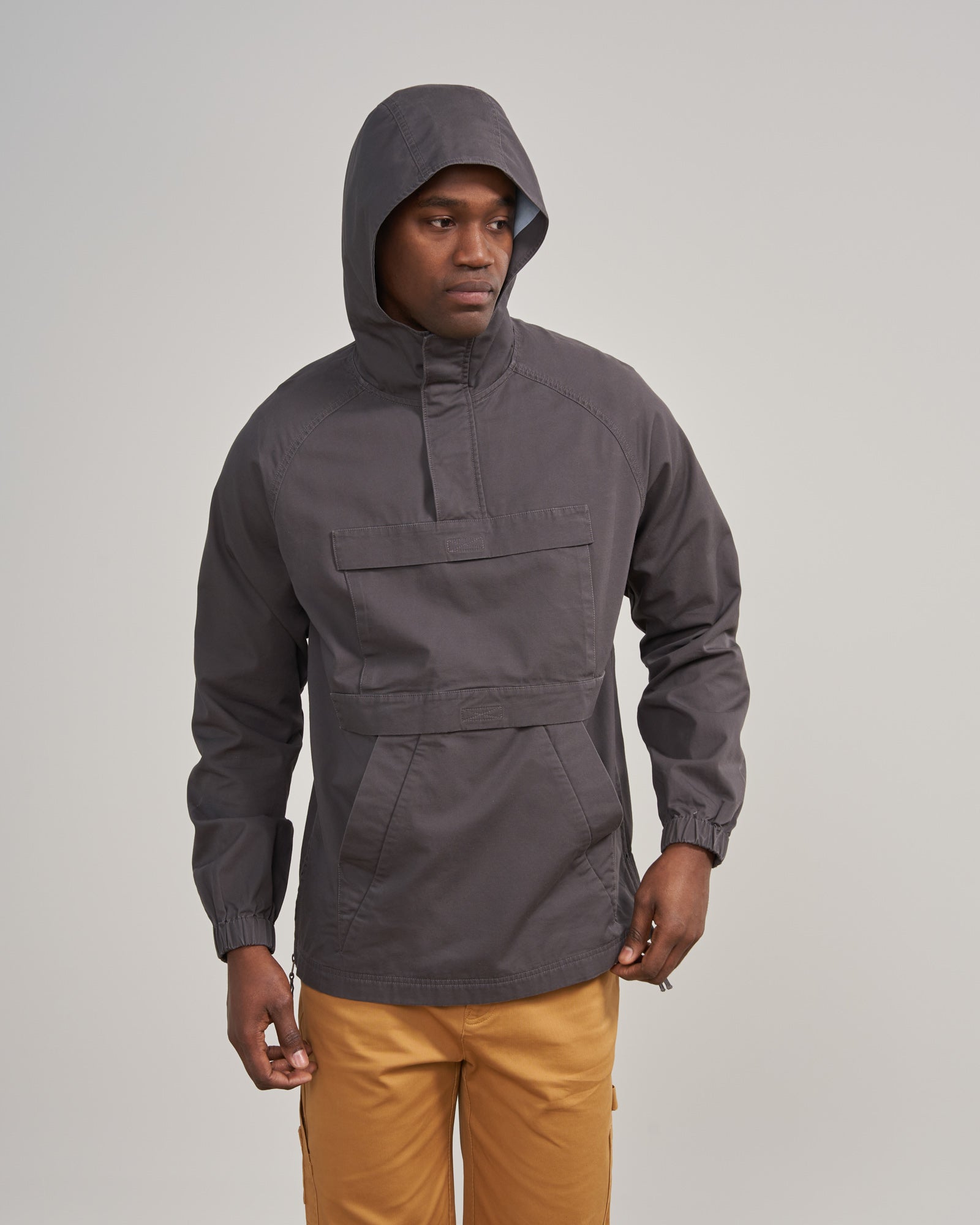 Grey anorak jacket best sale