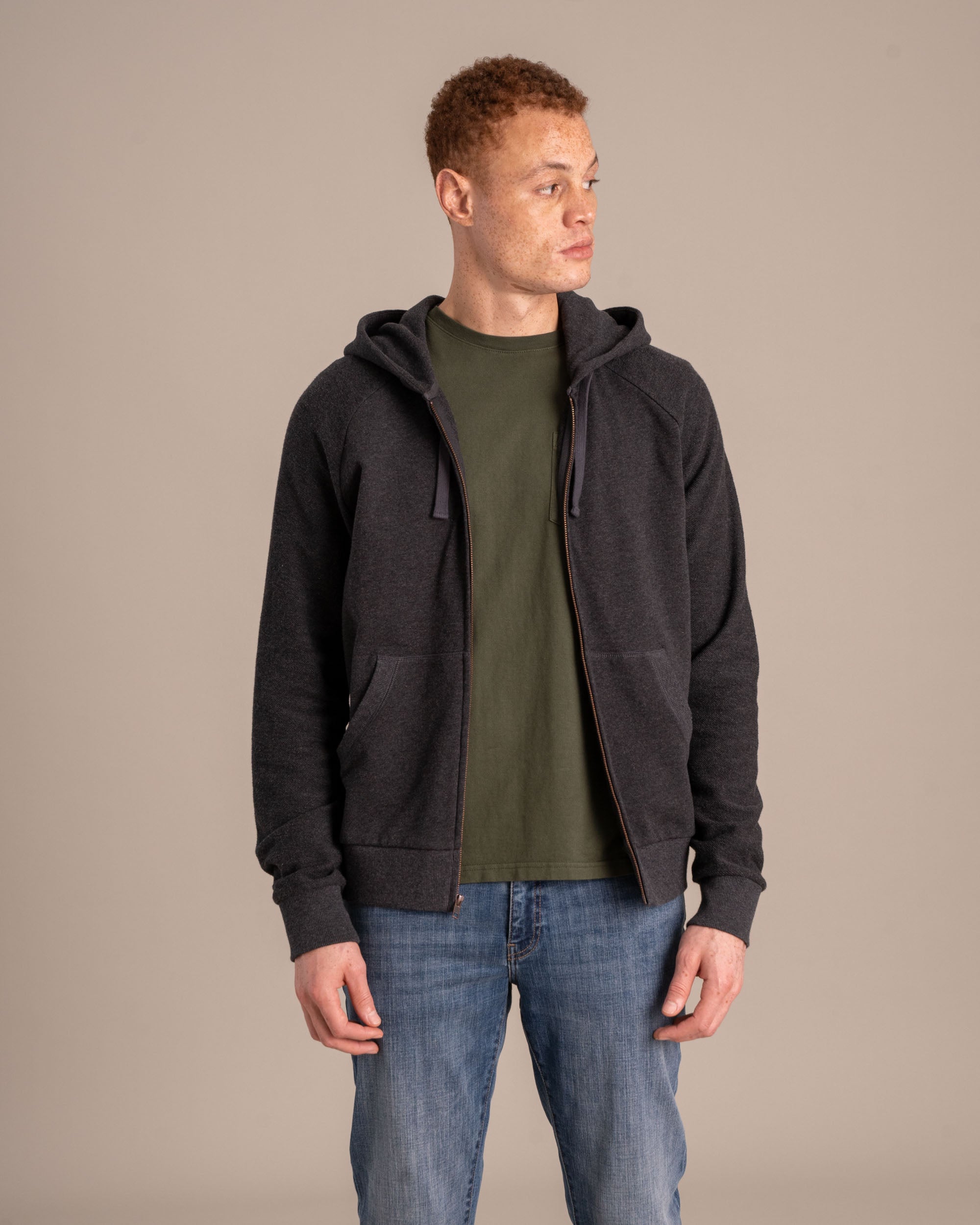 【JEMUT】★男女兼用★25SS LUNA RAGLAN BALLOON HOODIE ZIP UP JEsilunmaMY Men's Zip Up Oversized Athletic Hoodies Long