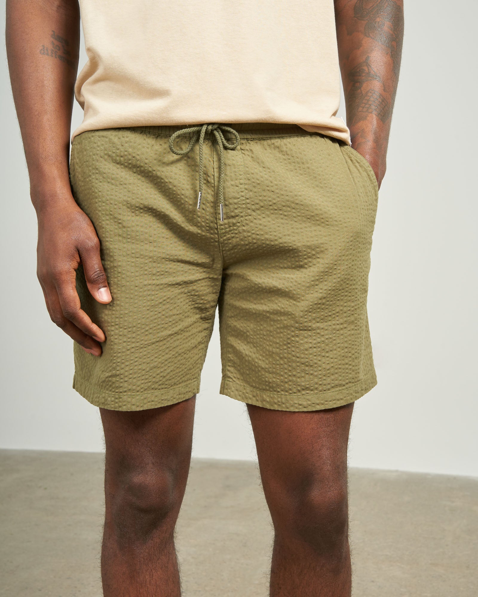 Mens Seersucker Pull On Short – United By Blue
