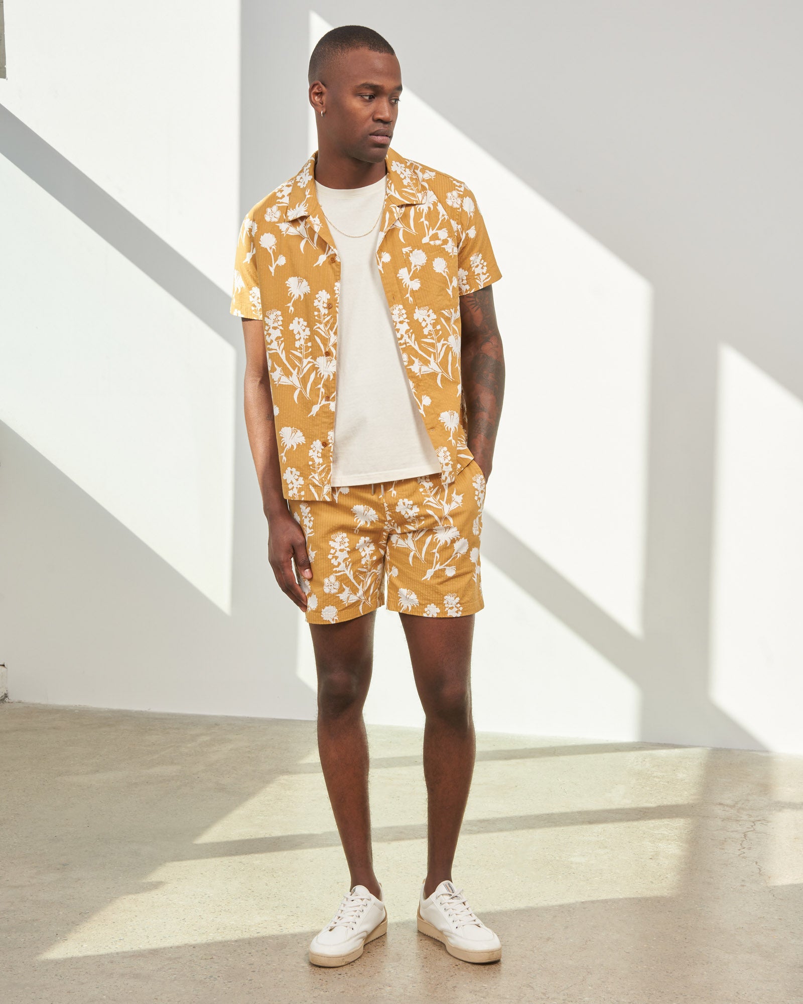 Mens Seersucker Pull On Short – United By Blue