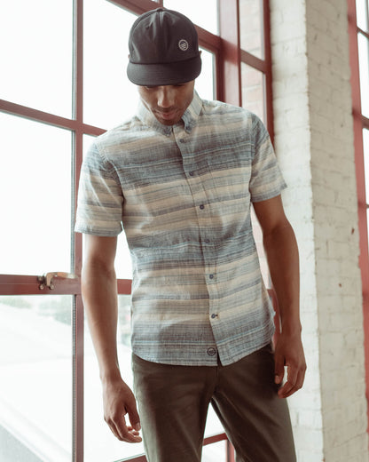 SoftHemp™ Chambray Short-Sleeve Button Down