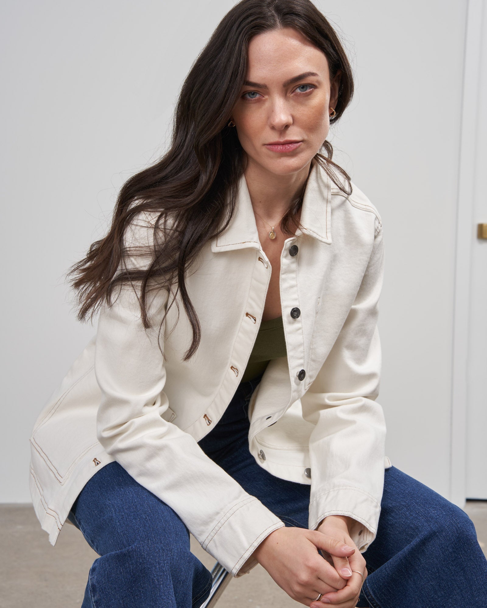 Womens Organic Denim Painter's Jacket – United By Blue