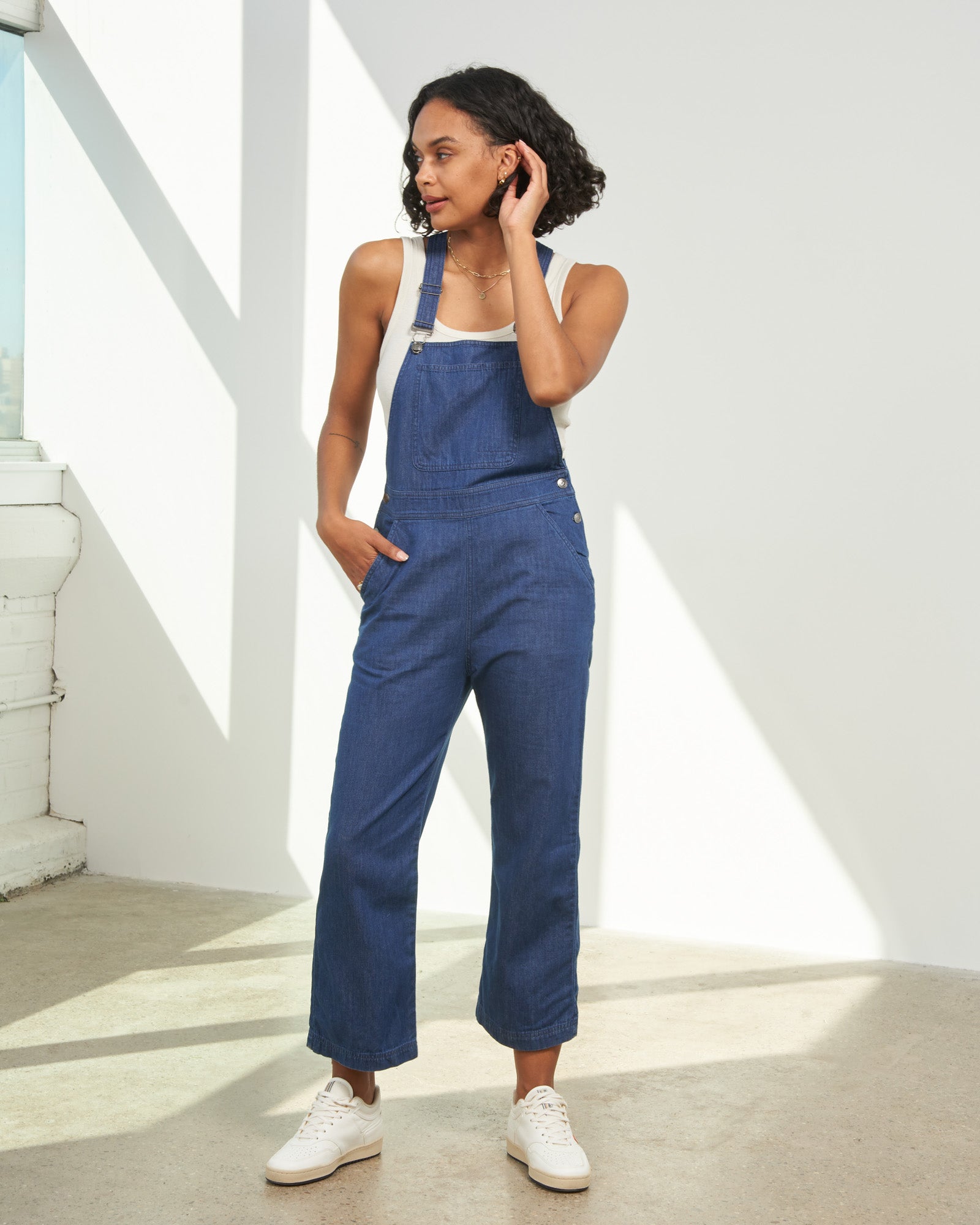 Womens Organic Indigo Overall – United By Blue