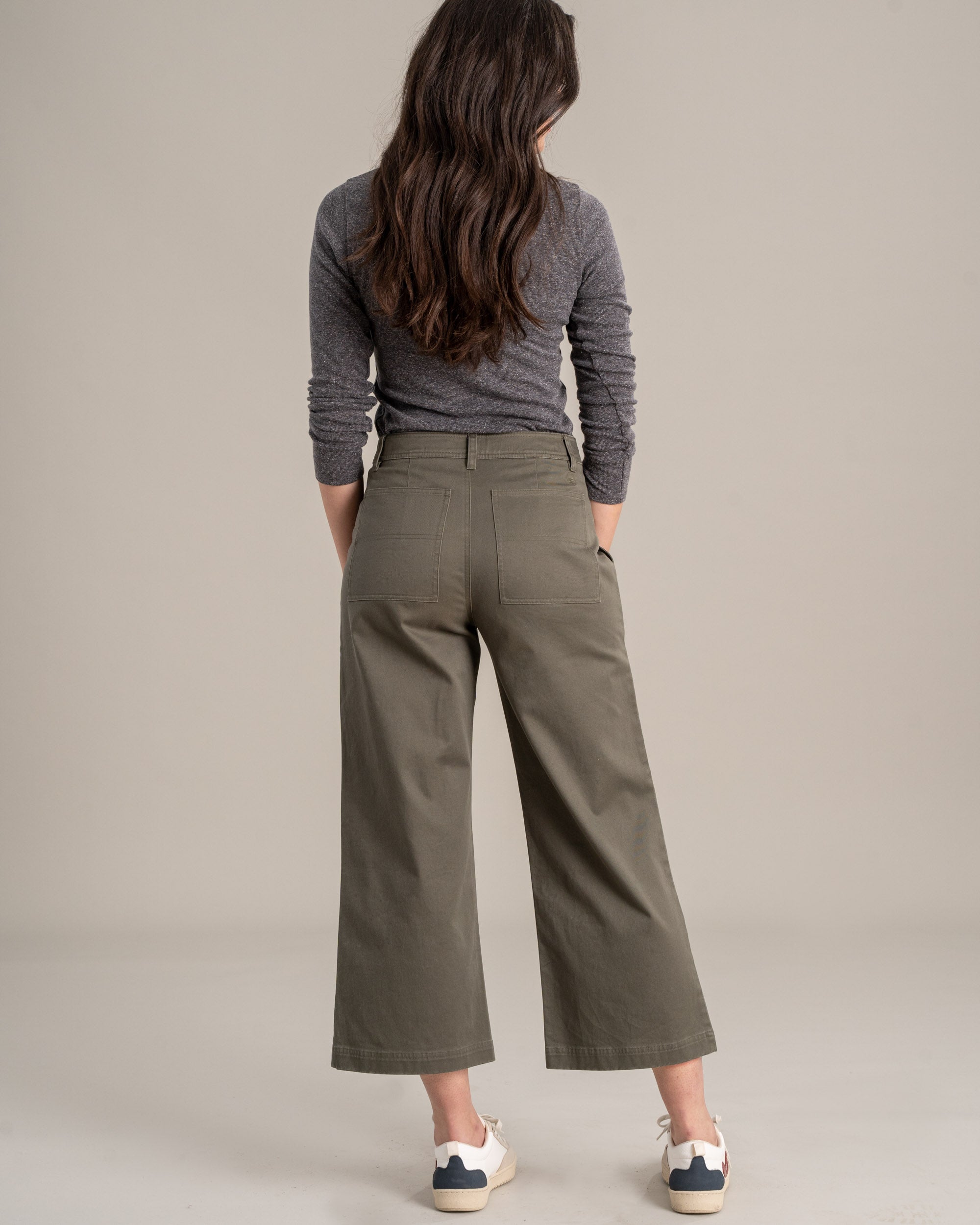 【CAMBIO】Botanical Gobelin Wide Pants Women's Organic Twill Wide Leg Pant | United By Blue