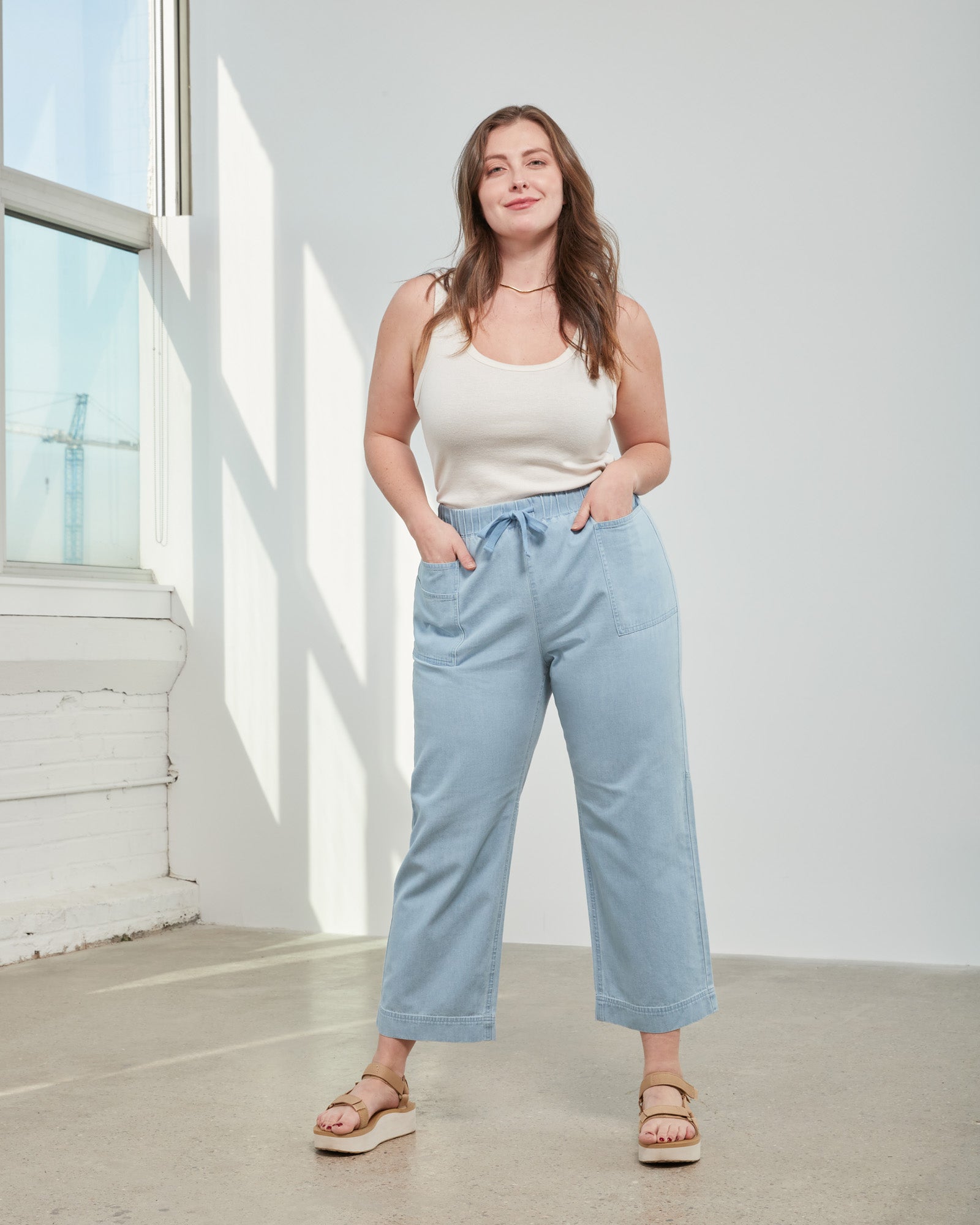 Women's Organic Chambray Pull-On Pant | United By Blue
